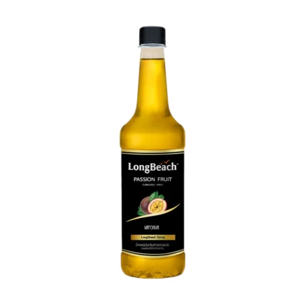 ลองบีชไซรัปเสาวรส ขนาด 740 มล. LongBeach Passion Fruit Syrup size 740 ml.