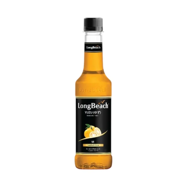 ลองบีชไซรัปส้มยูซุ (320 ml.) LongBeach Yuzu Syrup น้ําเชื่อม/ น้ําหวาน/ น้ําผลไม้เข้มข้น