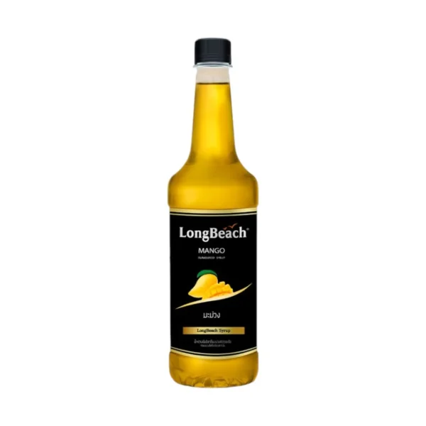 ลองบีชไซรัปมะม่วง ขนาด 740 มล. LongBeach Mango Syrup size 740 ml.