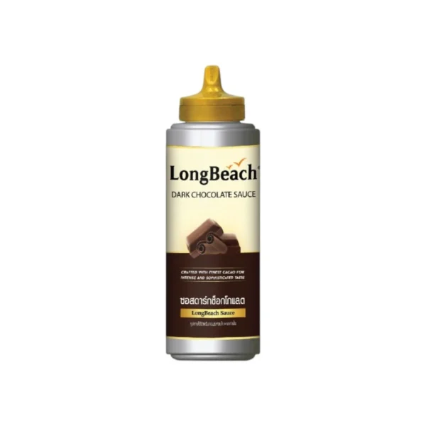 ลองบีชดาร์กช็อกโกแลตซอส ขนาด 350 มล. (LongBeach Dark Chocolate Sauce size 350 ml.)