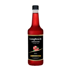 ลองบีชไซรัปทับทิม ขนาด 740 มล. LongBeach Grenadine Syrup size 740 ml.