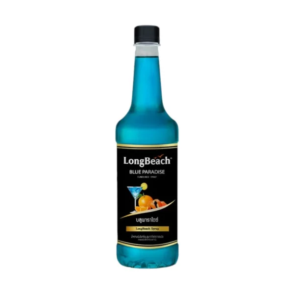 sweet-condiment-0066 ลองบีชไซรัปบลูพาราไดซ์ ขนาด 740 มล. LongBeach Blue Paradise Syrup size 740 ml.