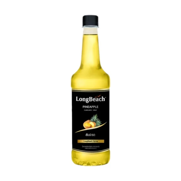 ลองบีชไซรัปสัปปะรด ขนาด 740 มล. LongBeach Pineapple Syrup size 740 ml.