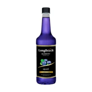 ลองบีชไซรัปบลูเบอร์รี่ (740 ml.) LongBeach Blueberry Syrup น้ําเชื่อม/ น้ําหวาน/ น้ําผลไม้เข้มข้น