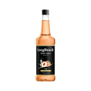 sweet-condiment-0076 ลองบีชไซรัปไวท์พีช ขนาด 740 ml. Long beach white peach syrup size 740 ml.
