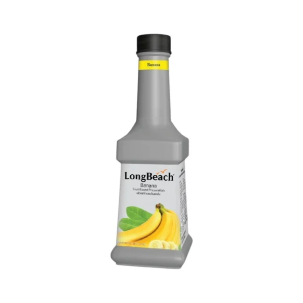 ลองบีชเพียวเร่กล้วย (900 ml.) LongBeach Banana Puree น้ําผลไม้ผสมเนื้อ/น้ําผลไม้เข้มข้น