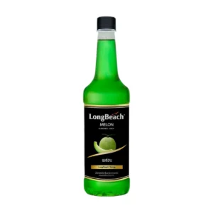 ลองบีชไซรัปเมล่อน ขนาด 740 มล. LongBeach Japanese Melon Syrup size 740 ml.