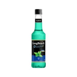 ลองบีชไซรัปไม่มีแคลอรี่มิ้นท์ (320 ml) LongBeach Zero Calories Mint Syrup ไม่มีน้ําตาล/ ไม่มีแคลอรี่/ 0 Kcal