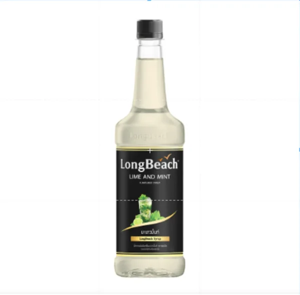 sweet-condiment-0098 ลองบีชไซรัปมะนาวมิ้นท์ (740 ml) LongBeach Mojito Syrup น้ําเชื่อม/ น้ําหวาน/ น้ําผลไม้เข้มข้น