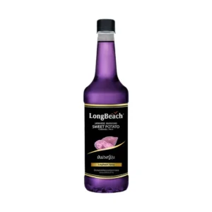 ลองบีชไซรัปมันม่วง ขนาด 740 มล. LongBeach Japanese Sweet Potato Syrup  size 740 ml.