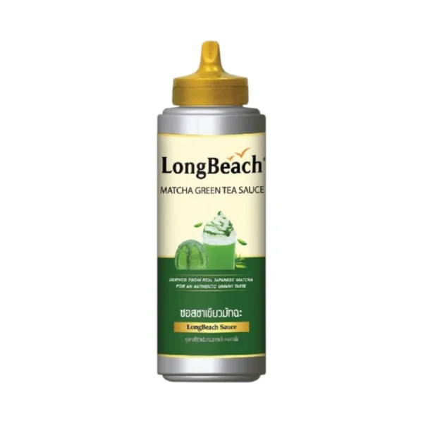 sweet-condiment-0112 ลองบีชซอสชาเขียวมัทฉะ ขนาด 350 มล. LongBeach Matcha Green Tea Sauce 350 ml.