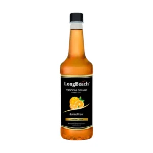 ลองบีชไซรัปส้มทรอปิคอล ขนาด 740 มล. LongBeach Tropical Orange Syrup size 740 ml.