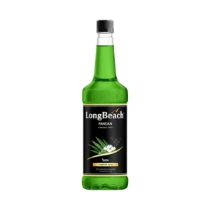 ลองบีชไซรัปใบเตย (740 ml) LongBeach Pandan Syrup น้ําเชื่อม/ น้ําผลไม้เข้มข้น