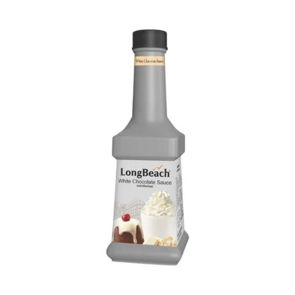 ลองบีชไวท์ช็อกโกแลตซอส ขนาด 900 มล. (LongBeach White Chocolate Sauce size 900 ml.)