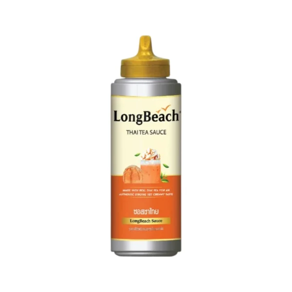 ลองบีชซอสชาไทย ขนาด 350 มล. LongBeach Thai Tea Sauce size 350 ml.