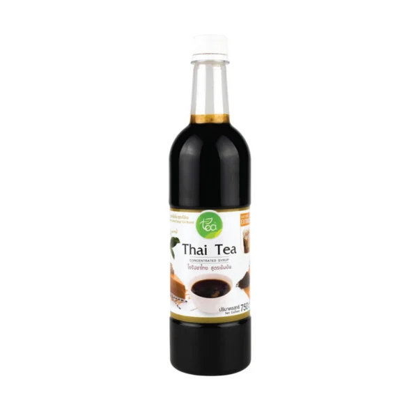 sweet-condiment-0135 ทีอีเอ ไซรัปชาไทย สูตรเข้มข้น ขนาด 750 มิลลิลิตร