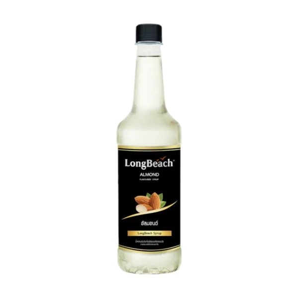 ลองบีชไซรัปอัลมอนด์ (740 ml.) LongBeach Almond Syrup น้ําเชื่อม/ น้ําหวาน/ น้ําผลไม้เข้มข้น