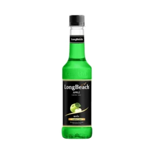 ลองบีชไซรัปแอปเปิ้ล ขนาด 320 มล. LongBeach Green Apple Syrup size 320 ml.