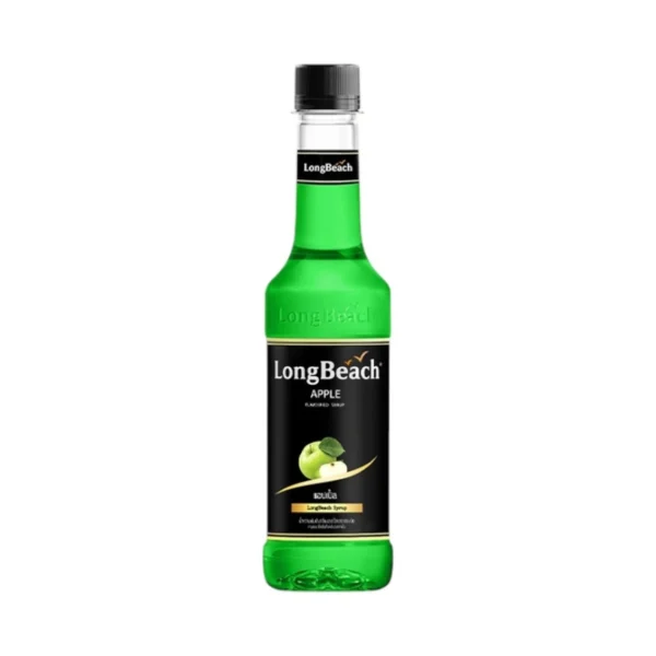sweet-condiment-0146 ลองบีชไซรัปแอปเปิ้ล ขนาด 320 มล. LongBeach Green Apple Syrup size 320 ml.