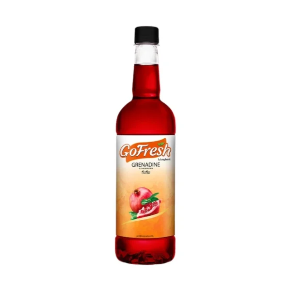 sweet-condiment-0149 โกเฟรชไซรัปทับทิม (740 ml) GoFresh Grenadine Syrup น้ําเชื่อม/ น้ําหวาน