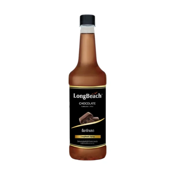 ลองบีชไซรัปช็อกโกแลต (740 ml.) LongBeach Chocolate Syrup น้ําเชื่อม/ น้ําหวาน/ น้ําผลไม้เข้มข้น