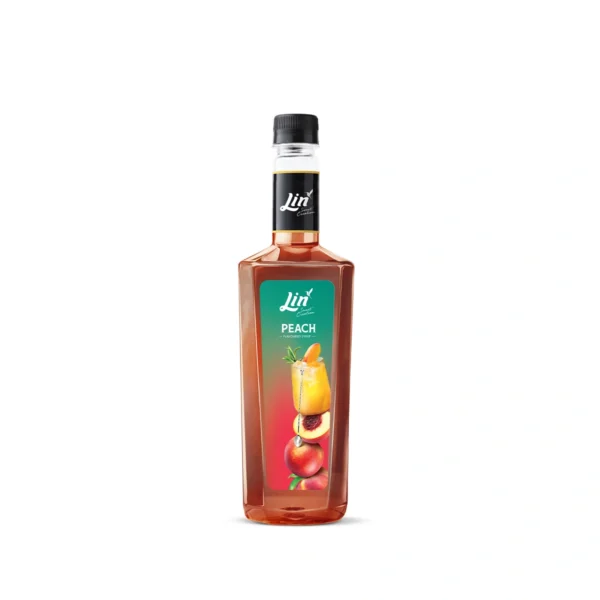 sweet-condiment-0161 ลินไซรัปกลิ่นพีชน้ําเชื่อมสําหรับมิกซ์ดริ๊งค์ (ขนาด 750 มล.)