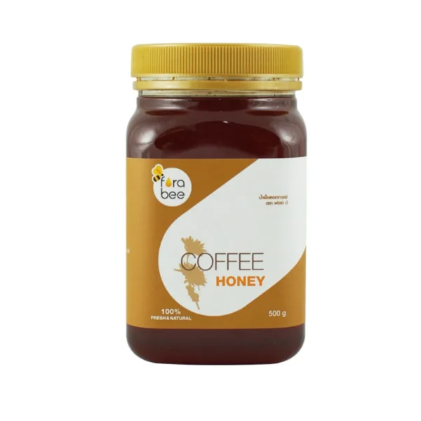 Fora Bee น้ําผึ้งจากดอกกาแฟ ขวดสี่เหลี่ยม 500 กรัม
