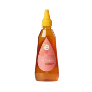 Fora Bee น้ําผึ้งจากดอกลิ้นจี่ ขวดสามเหลี่ยม 500 กรัม