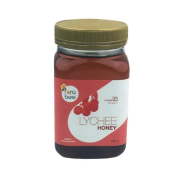 sweet-condiment-0196 Fora Bee น้ําผึ้งจากดอกลิ้นจี่ ขวดสี่เหลี่ยม 500 กรัม
