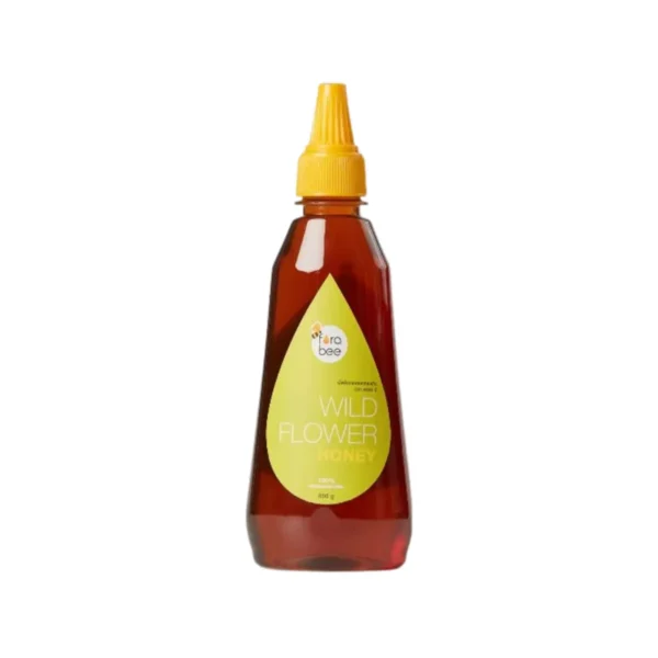 sweet-condiment-0204 Fora Bee น้ําผึ้งจากดอกสาบเสือ ขวดสามเหลี่ยม 500 กรัม