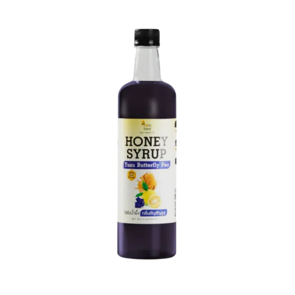 sweet-condiment-0231 Fora Bee ไซรัปน้ําผึ้งกลิ่นอัญชัญยูซุ 750 มล.