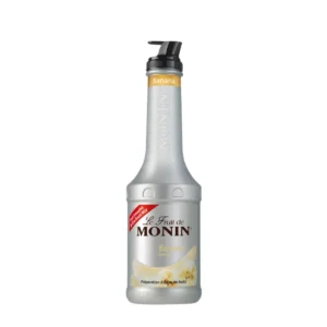 MONIN Banana Fruitmix 1000 ML. | โมนินน้ําเชื่อมเข้มข้นผสมเนื้อกล้วย 1000 มล.