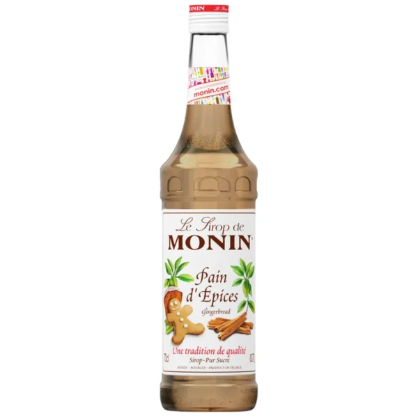 MONIN Ginger Bread Syrup 700 ML. | โมนินน้ําเชื่อมกลิ่นขนมปังขิง 700 มล.