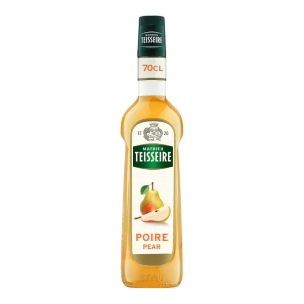 Mathieu Teisseire น้ําเชื่อมกลิ่นกลิ่นสาลี่ 700 มล. (Pear Syrup) ไซรัปสําหรับค็อกเทล ม็อกเทล โซดา ชา และสมูทตี้