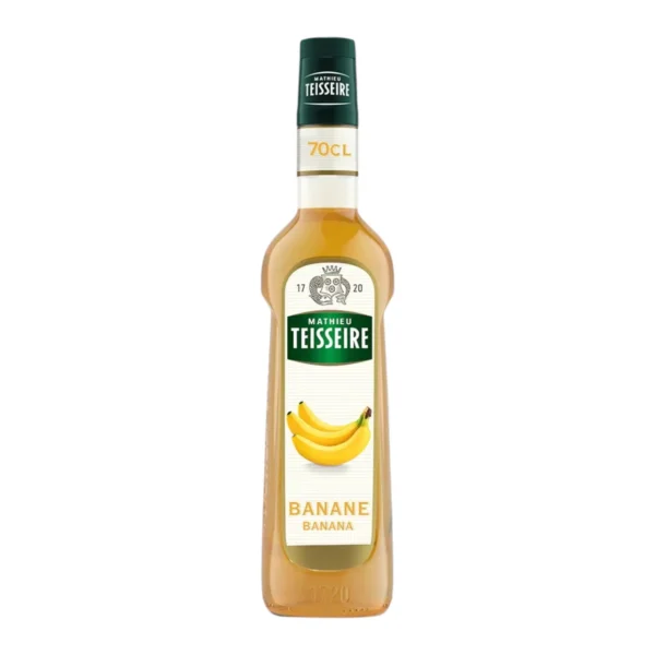 Mathieu Teisseire น้ําเชื่อมกลิ่นกล้วย 700 มล. (Banana Syrup) ไซรัปสําหรับค็อกเทล ม็อกเทล มิลค์เชค และของหวาน