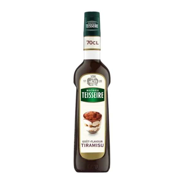 sweet-condiment-0384 Mathieu Teisseire น้ําเชื่อมกลิ่นทีรามิสุ 700 มล. (Tiramisu Syrup) ไซรัปสําหรับกาแฟ ลาเต้ มิลค์เชค และของหวาน
