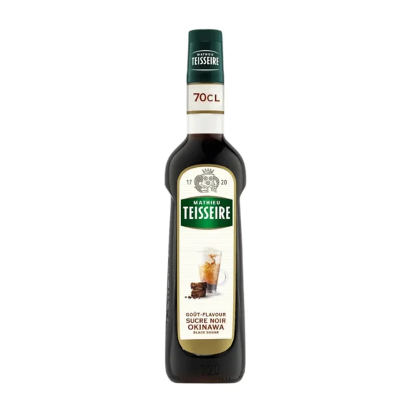 Mathieu Teisseire น้ําเชื่อมกลิ่นน้ําตาลดําโอกินาว่า 700 มล. (Okinawa Black Sugar Syrup) ไซรัปสําหรับค็อกเทล กาแฟ ชาและลาเต้
