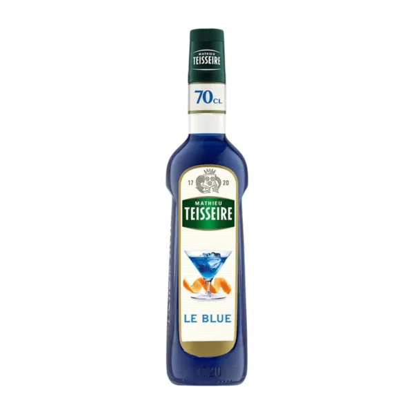 Mathieu Teisseire น้ําเชื่อมกลิ่นบลูคูราเซา 700 มล. (Le Blue Curacao Syrup) ไซรัปสําหรับค็อกเทล ม็อกเทล นม และโซดา