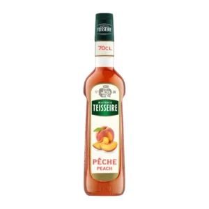 sweet-condiment-0393 Mathieu Teisseire น้ําเชื่อมกลิ่นพีช 700 มล. (Peach Syrup) ไซรัปสําหรับค็อกเทล ม็อกเทล โซดา และชา