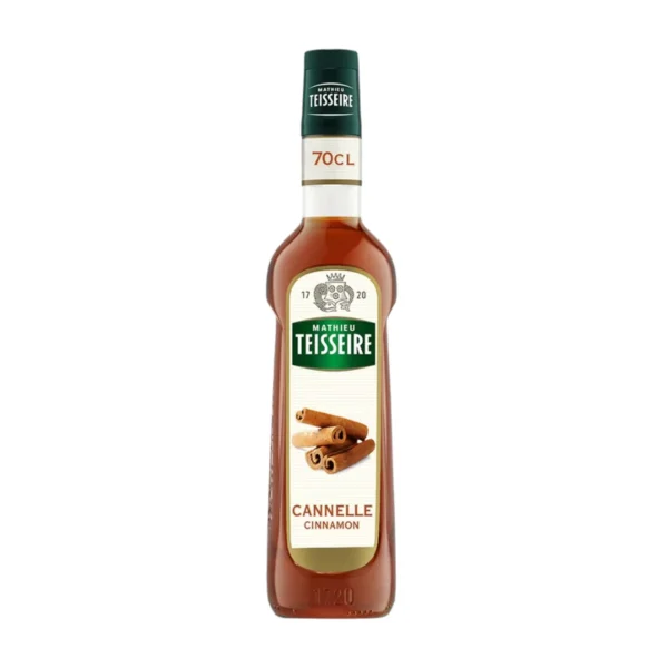 Mathieu Teisseire น้ําเชื่อมกลิ่นอบเชย 700 มล. (Cinnamon Syrup) ไซรัปสําหรับค็อกเทล ม็อกเทล ชา กาแฟ และลาเต้
