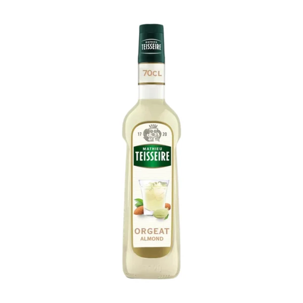 sweet-condiment-0404 Mathieu Teisseire น้ําเชื่อมกลิ่นอัลมอนด์ออจาร์ต 700 มล. (Almond Orgeat Syrup) ไซรัปสําหรับค็อกเทล กาแฟ ลาเต้ และของหวาน