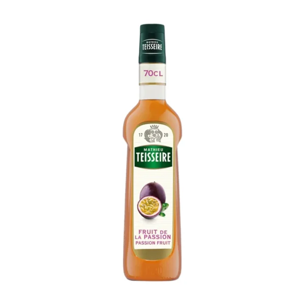 Mathieu Teisseire น้ําเชื่อมกลิ่นเสาวรส 700 มล. (Passion Fruit Syrup) ไซรัปสําหรับค็อกเทล ม็อกเทล โซดา ชา และสมูทตี้