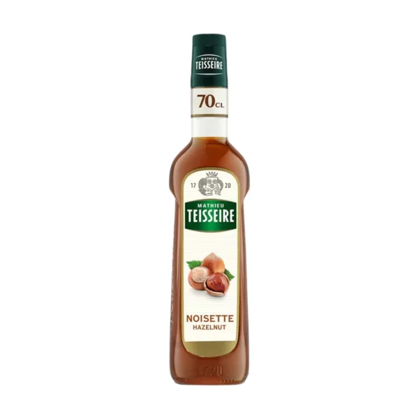 Mathieu Teisseire น้ําเชื่อมกลิ่นเฮเซลนัท 700 มล. (Hazelnut Syrup) ไซรัปสําหรับกาแฟ ลาเต้ มิลค์เชค และของหวาน