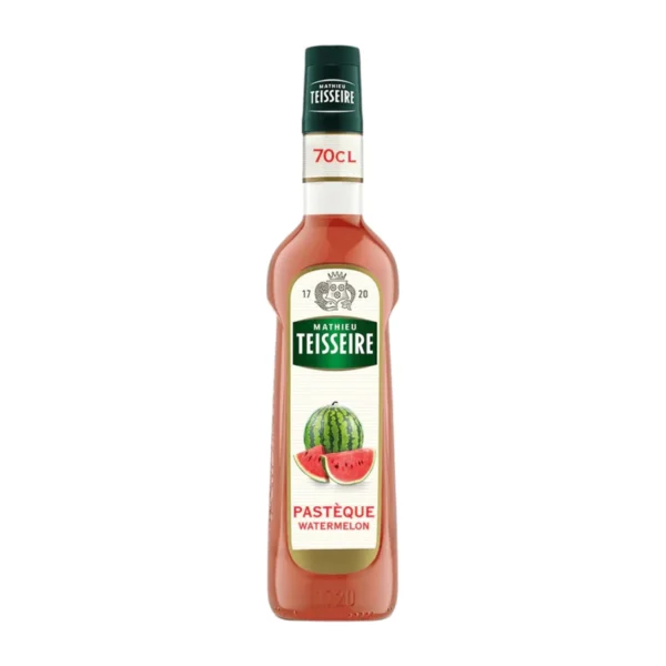 Mathieu Teisseire น้ําเชื่อมกลิ่นแตงโม 700 มล. (Watermelon Syrup) ไซรัปสําหรับค็อกเทล ม็อกเทล โซดา ชา และสมูทตี้