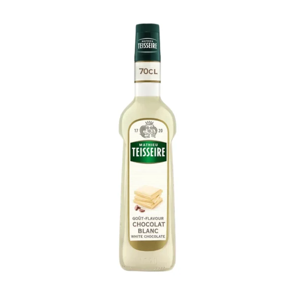 sweet-condiment-0415 Mathieu Teisseire น้ําเชื่อมกลิ่นไวท์ช็อกโกแลต 700 มล. (White Chocolate Syrup) ไซรัปสําหรับกาแฟ ลาเต้ มิลค์เชค และของหวาน