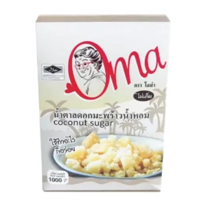 sweet-condiment-0418 Oma น้ําตาลดอกมะพร้าว ขนาด1กิโลกรัม ใช้ทําอาหาร ผสมกาแฟ รสชาติหอมหวาน น้ําตาลมะพร้าว