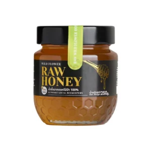 sweet-condiment-0422 Raw Honey น้ําผึ้งพรีเมี่ยม ดอกไม้ป่า บรรจุ 250 กรัม (Fora Bee)