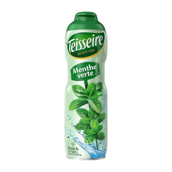 Teisseire น้ําเชื่อมกลิ่นกรีนมิ้นท์ 600 มล. (Green Mint Syrup) ไซรัปสําหรับผสมกับน้ําเปล่า นม หรือโซดา