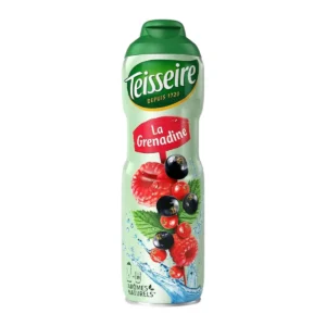 sweet-condiment-0424 Teisseire น้ําเชื่อมกลิ่นผลไม้แดง 600 มล. (Grenadine Syrup) ไซรัปสําหรับผสมกับน้ําเปล่า นม หรือโซดา