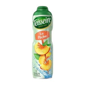 sweet-condiment-0425 Teisseire น้ําเชื่อมกลิ่นพีช 600 มล. (Peach Syrup) ไซรัปสําหรับผสมกับน้ําเปล่า นม หรือโซดา